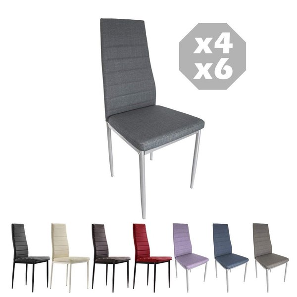 Lot de 4 chaises design ( différents coloris )