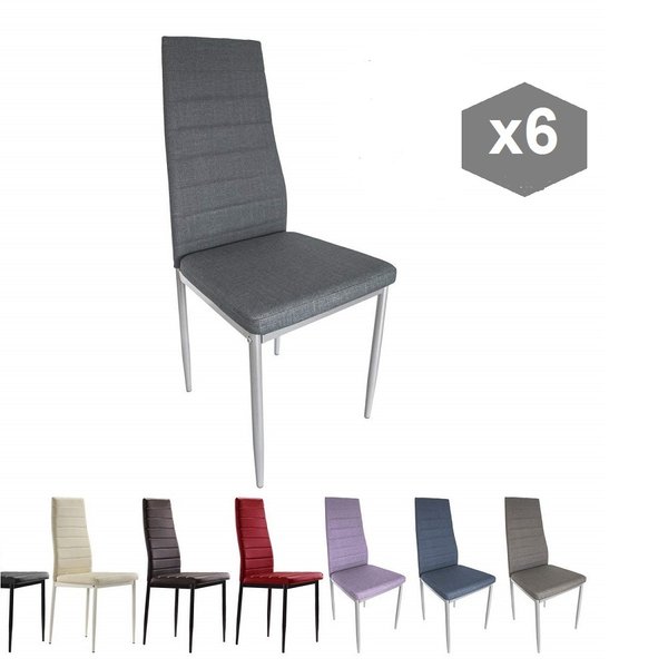 Lot de 6 chaises S2 ( différents coloris )