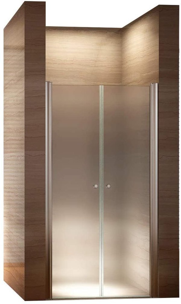 Porte de douche hauteur 195 cm (verre dépoli)