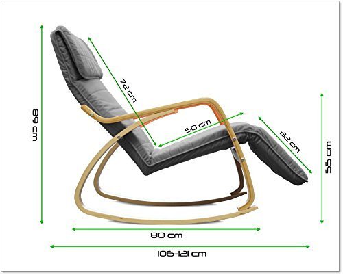 Cadeiras de descanso com "baloiço" - BEGE