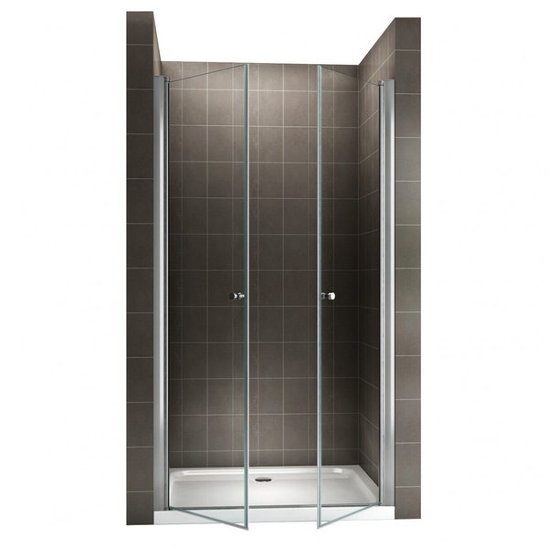 Porte de douche hauteur 180 cm ( verre transparent)