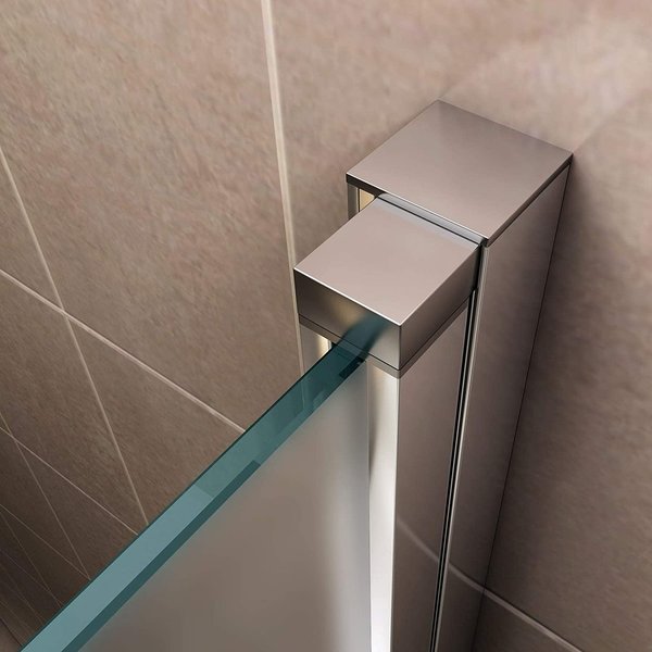Porte de douche en verre de sécurité OPAQUE - Hauteur 180 cm